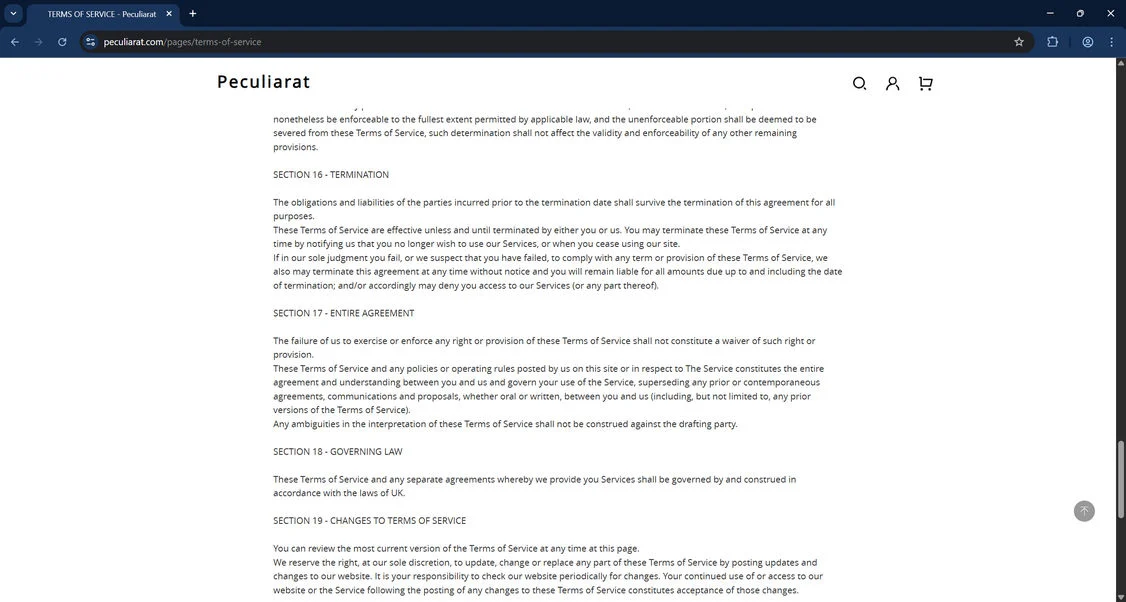 Is Peculiarat.com Safe or A Scam Store? Crucial Info Here 1 Peculiarat.com scam