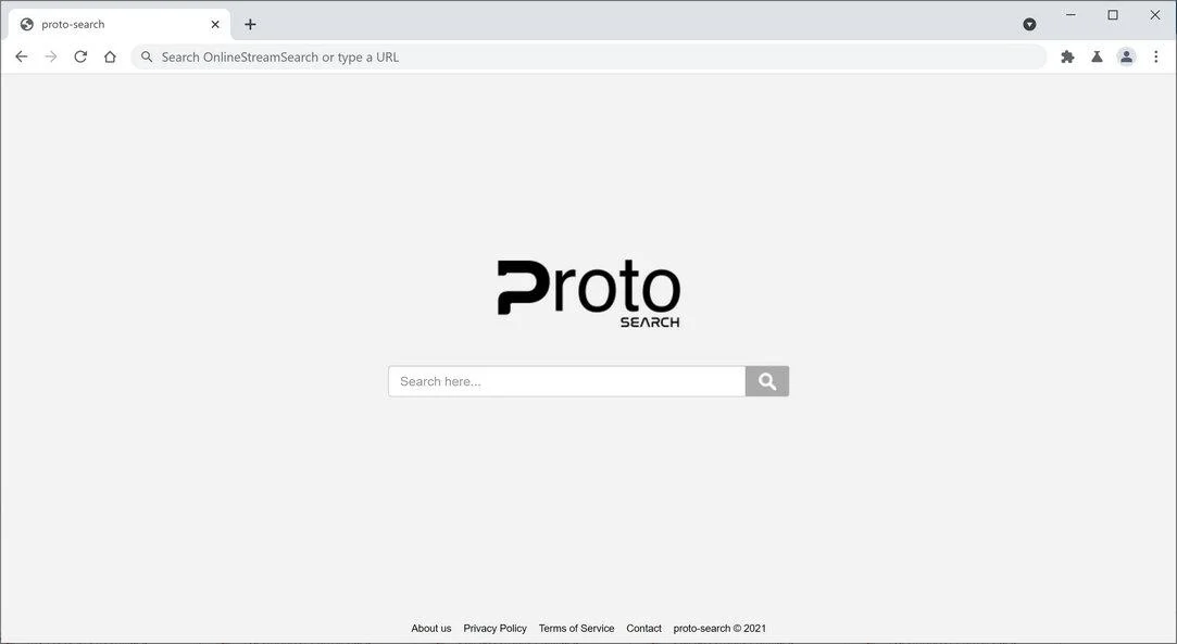 Image: proto-search.com browser hijacker