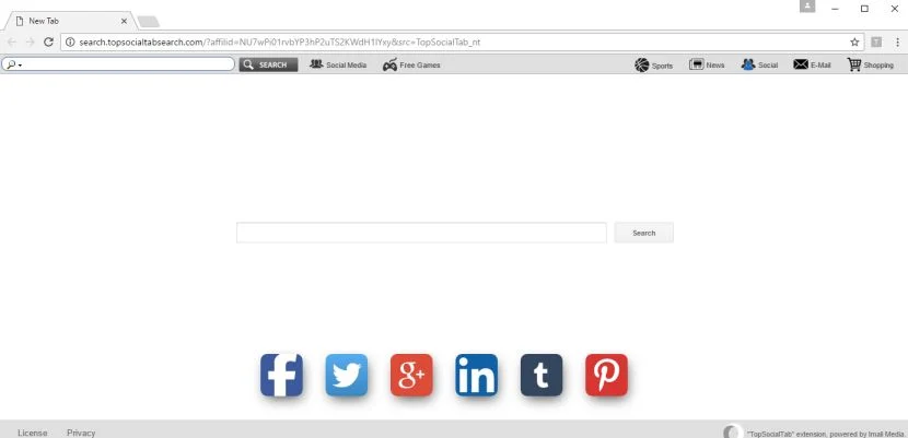 Search.topsocialtabsearch.com virus
