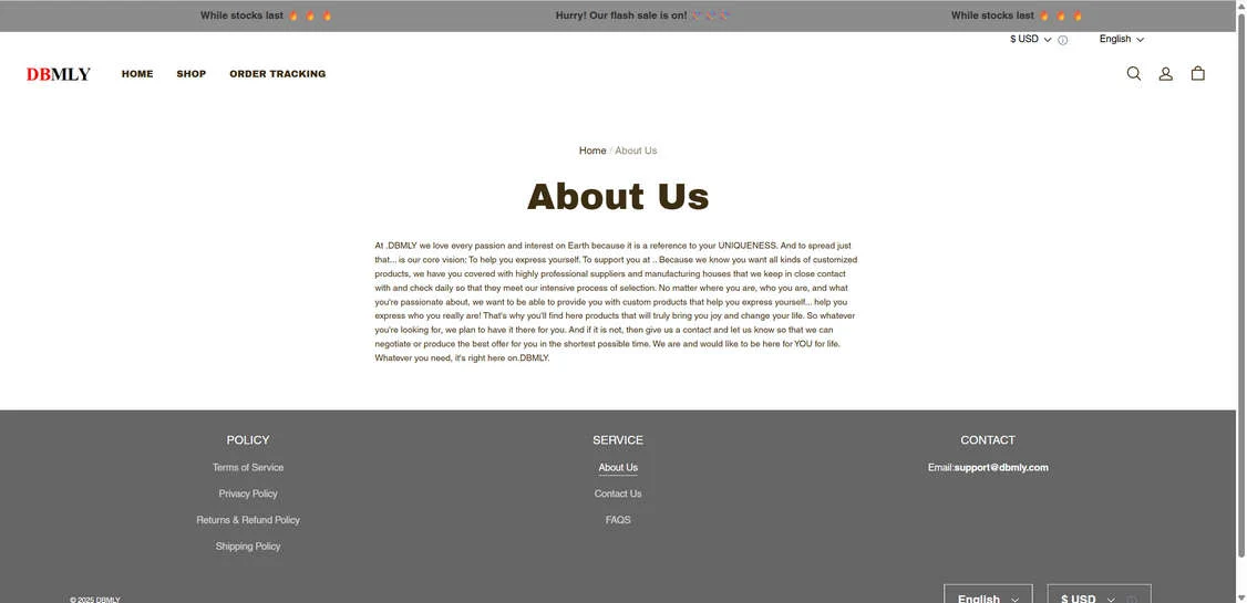 Dbmly.com Store Scam - Read Before Shopping Here 1 Dbmly.com scam