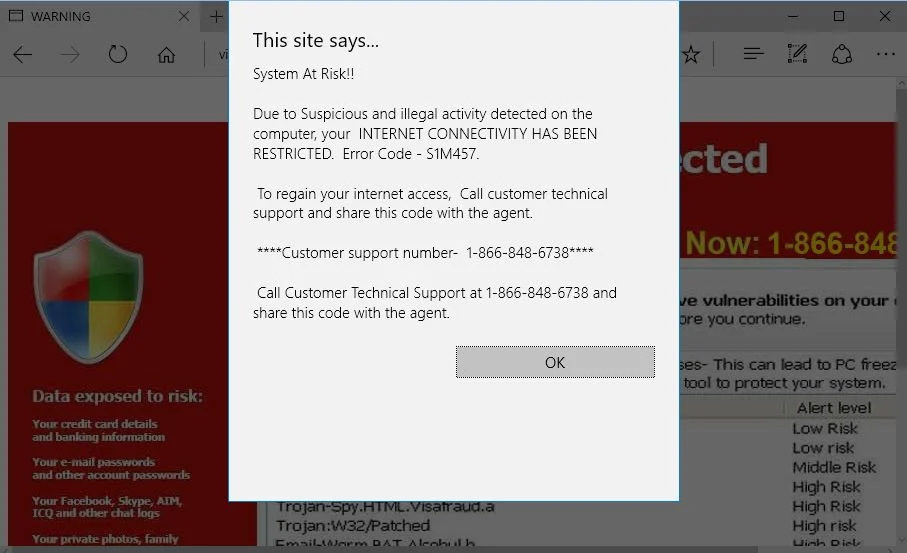 Virusdefense.info malware