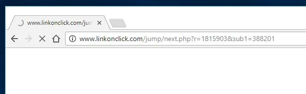 linkonclick.com redirect virus