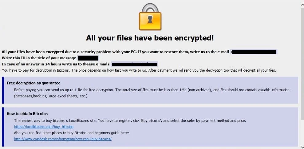 Remove BTCBREWERY@protonmail.com Crypt (Virus Removal Guide) 1 BTCBREWERY@protonmail.com Crypt Ransomware Virus