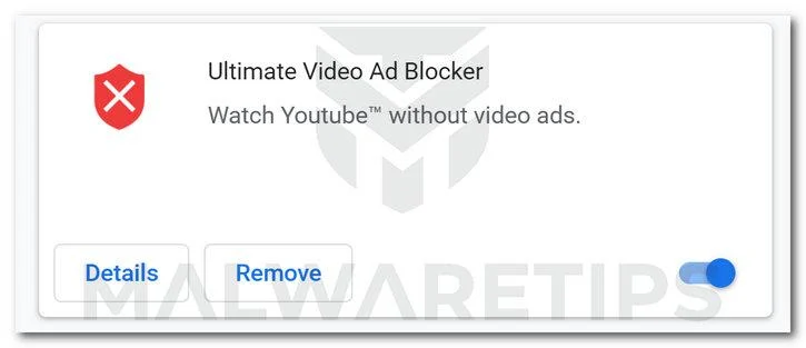 Image: Ultimate Video Ad Blocker Chrome extension