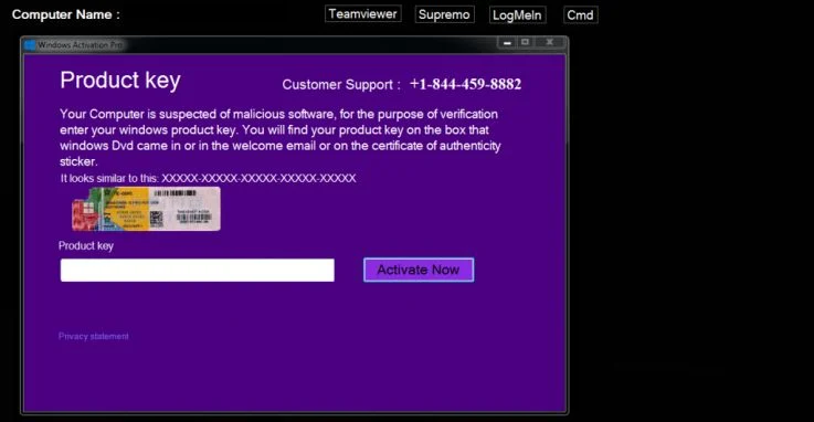 Product Key - Customer Support 1-844-459-8882