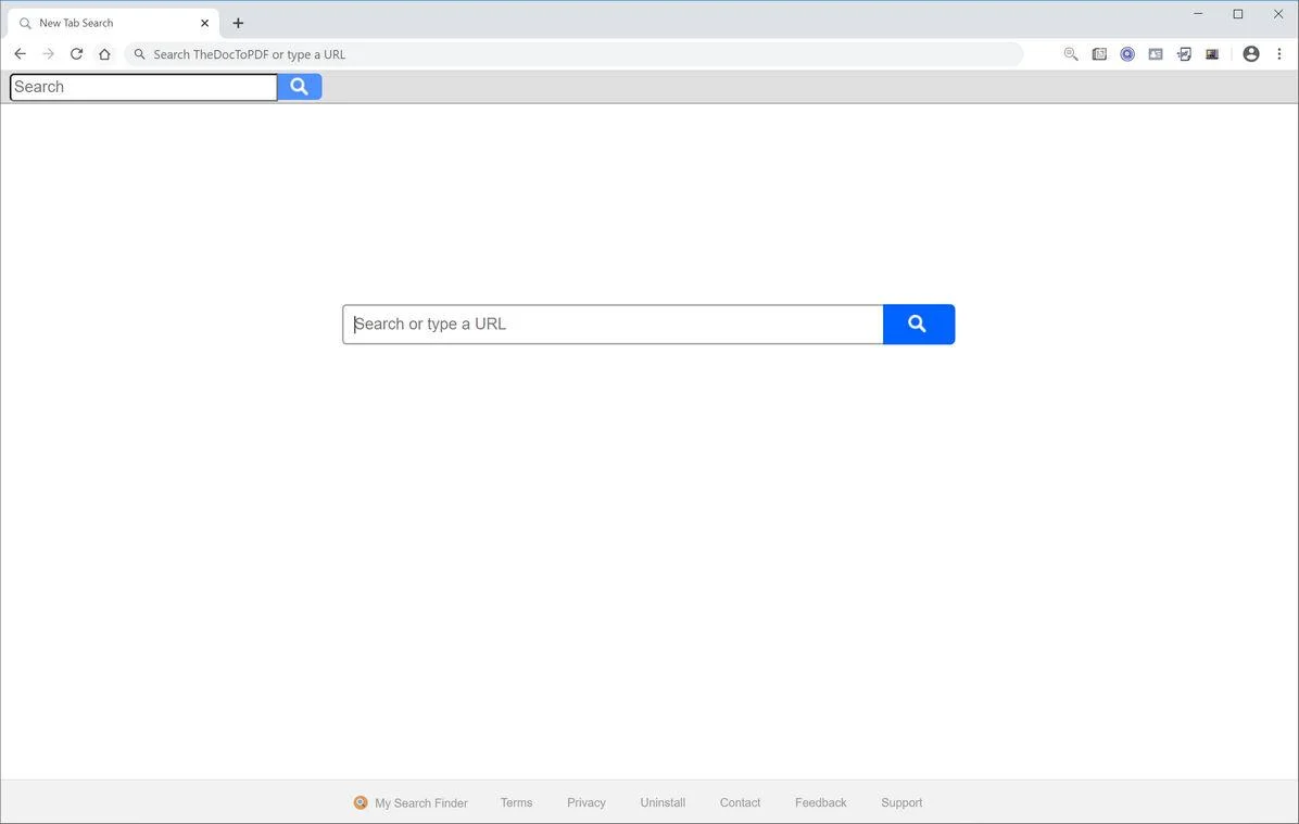 Remove My Search Finder browser hijacker (Virus Removal Guide) 1 Image: Chrome browser is redirected to My Search Finder