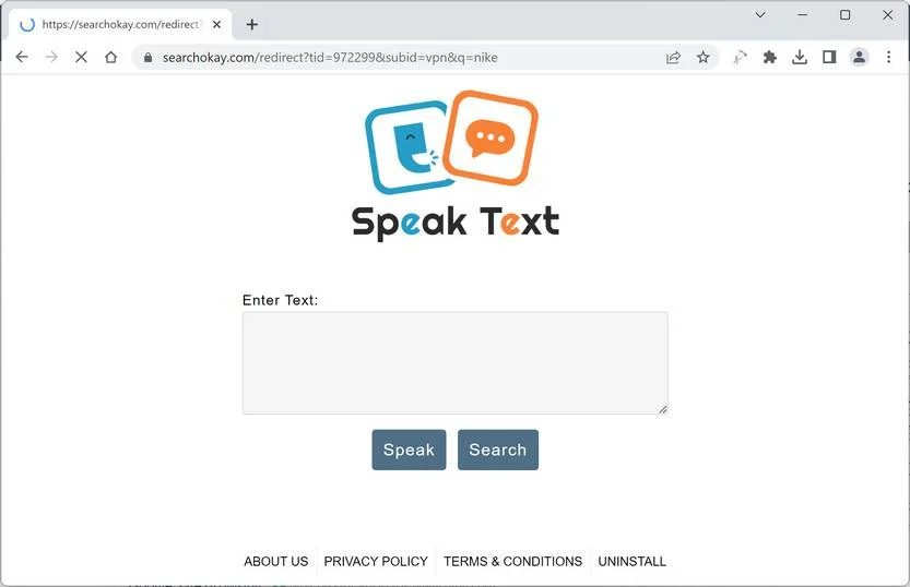 Image: Searchokay.com Browser Hijacker