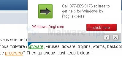 [Image: YouShopping pop-up virus]