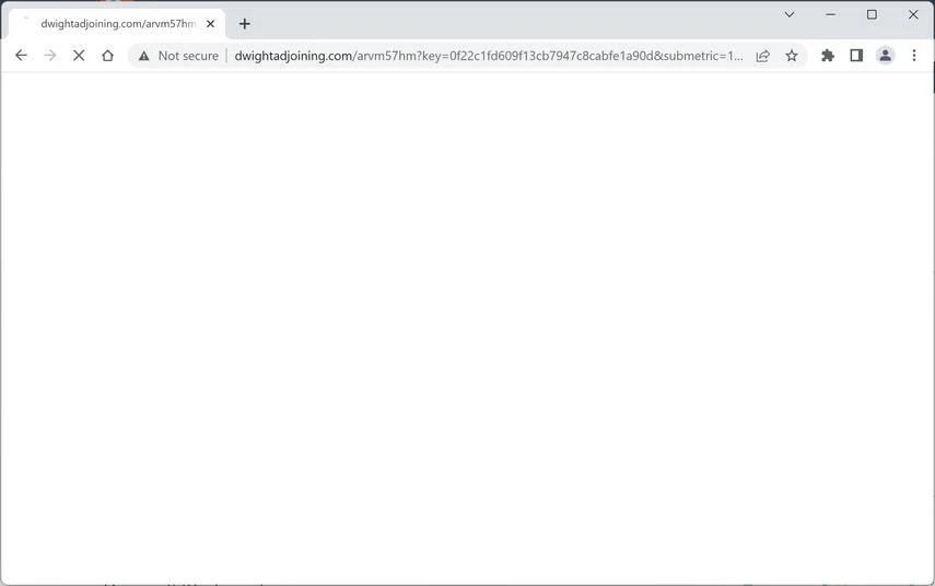 Remove Dwightadjoining.com Ads (Virus Removal Guide) 1 Image: Chrome browser is redirected to Dwightadjoining.com