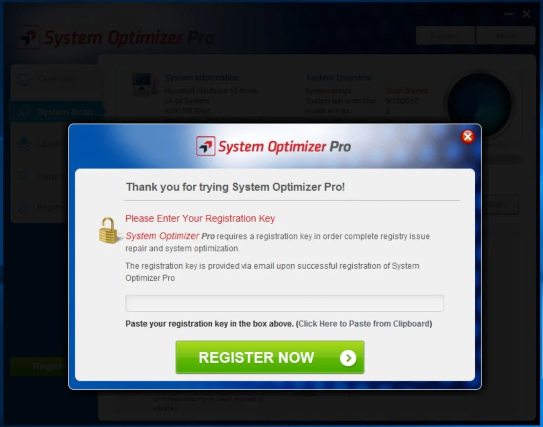 System Optimizer Pro adware
