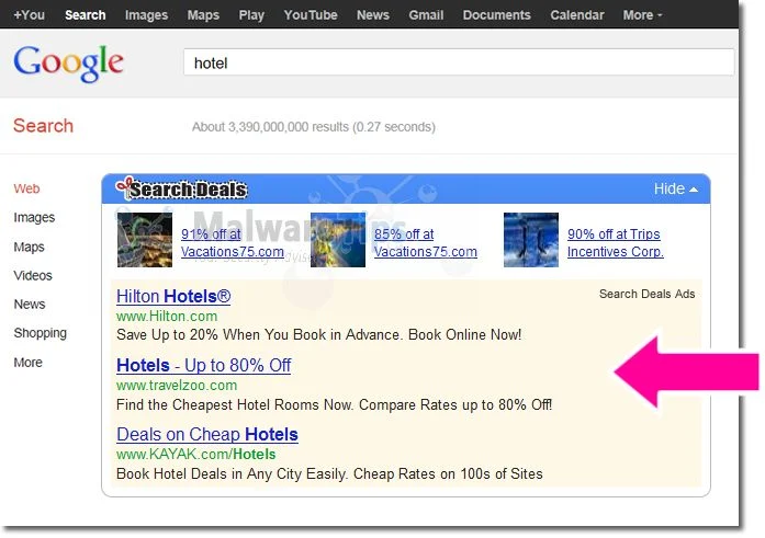 [Image: Search Deals ads on Google]