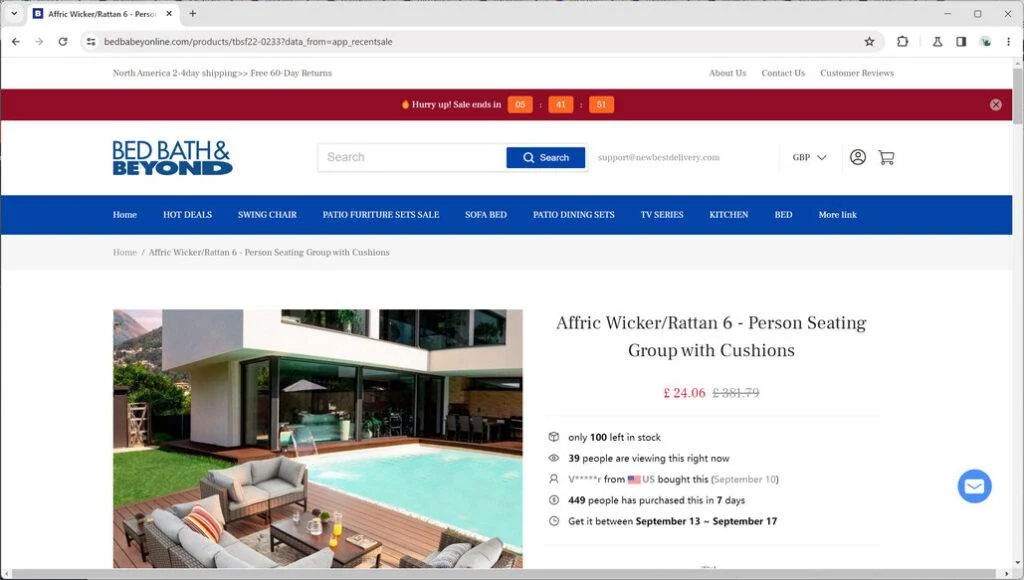 Bedbabeyonline.com Scam Explained - Stay Clear of This Store 1 bedbabeyonline.com scam