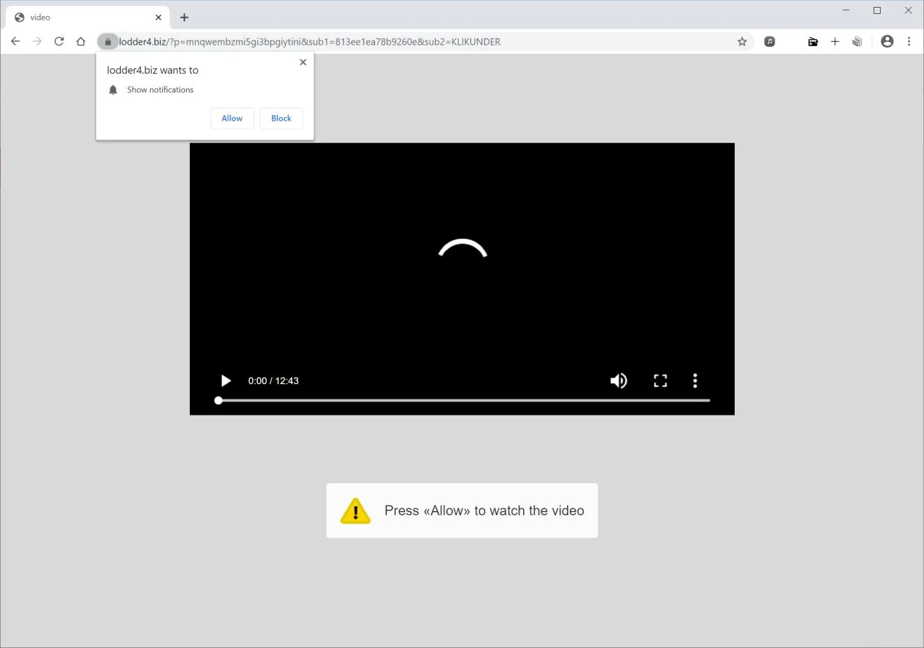 How to remove Lodder4.biz pop-up ads (Virus Removal Guide) 1 Image: Chrome browser is redirected to Lodder4.biz