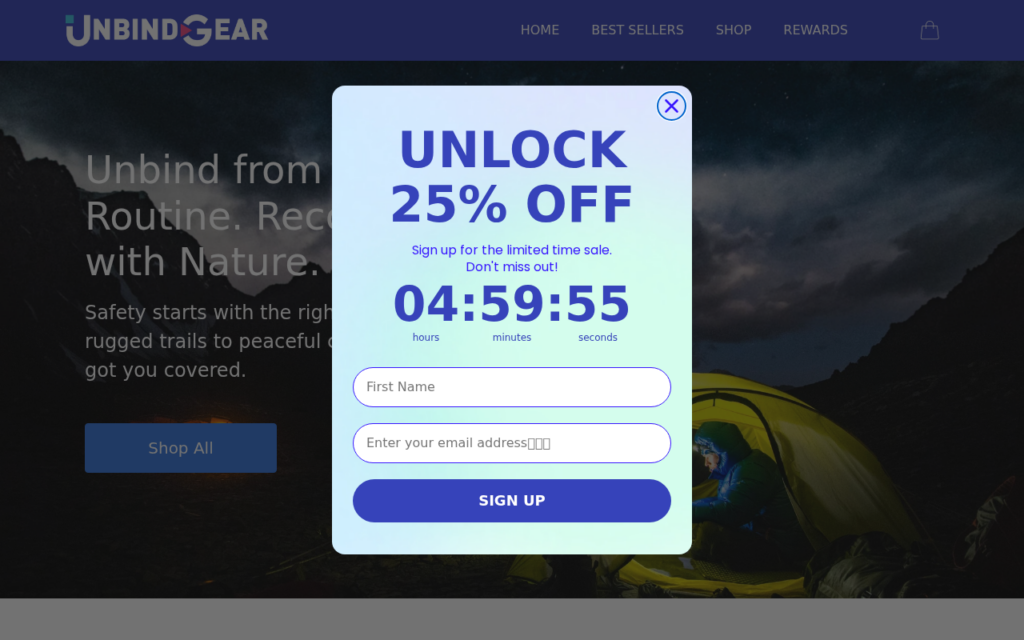 Unbindgear.com EXPOSED - Safe Store or Scam? Our Findings 1 Unbindgear.com scam
