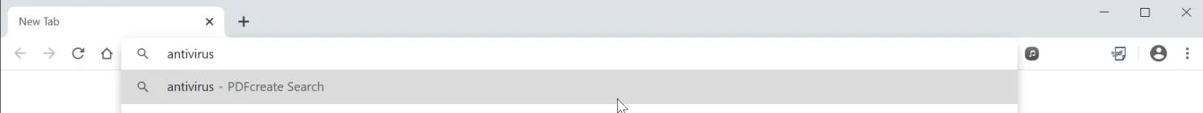 How to remove PDFcreate Search redirect (Virus Removal Guide) 1 Image: Chrome browser is redirected to PDFcreate Search