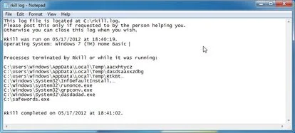 [Image: RKill Report]