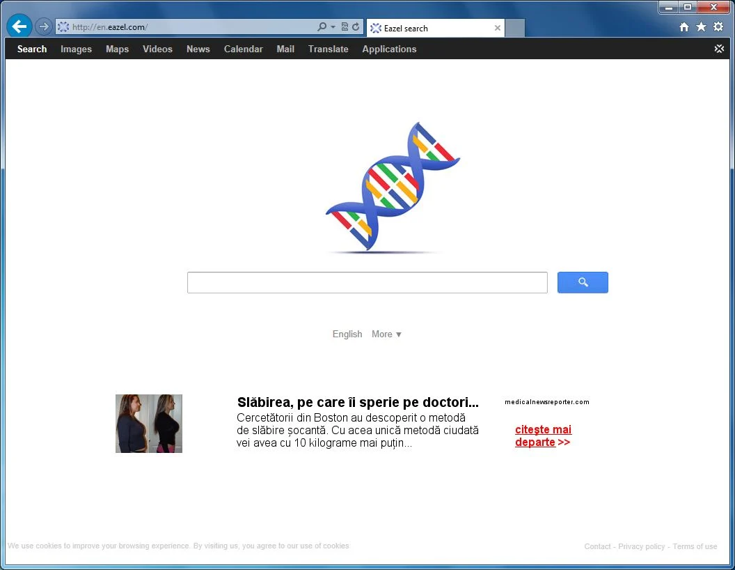 [Image: Eazel Search virus]
