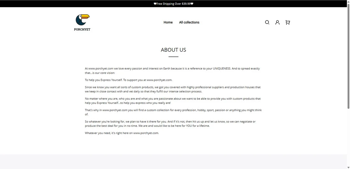 Porchyet.com EXPOSED - Shopping Scam or Legit Store? Investigation 1 Porchyet.com scam