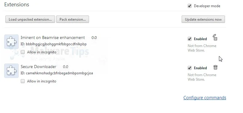 [Image: Beamrise Chrome extensions]