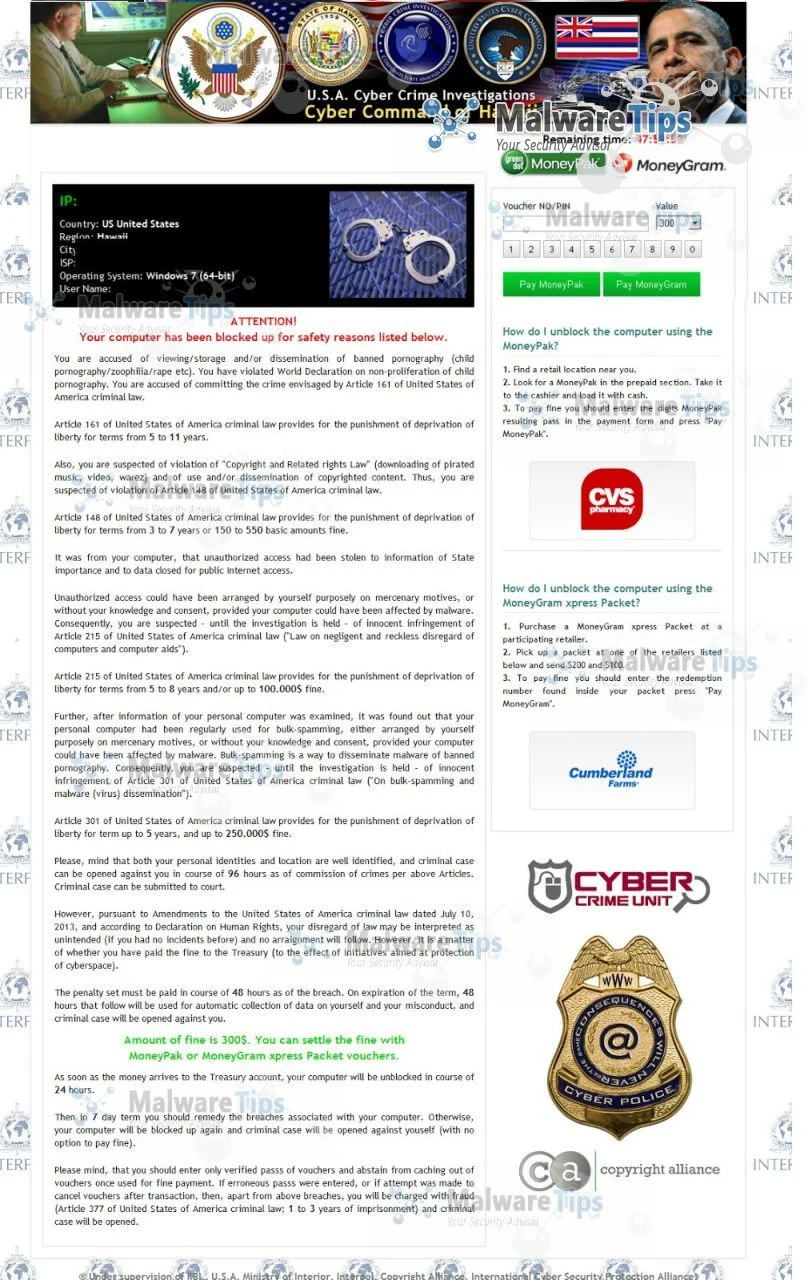 [Image: Cyber Command of Illinois virus]