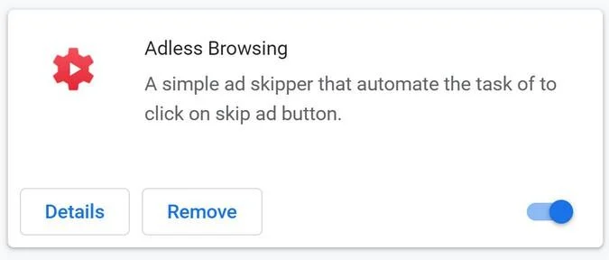 Remove Adless Browsing Browser Extension (Virus Removal Guide) 1 Image: Adless Browsing Chrome extension