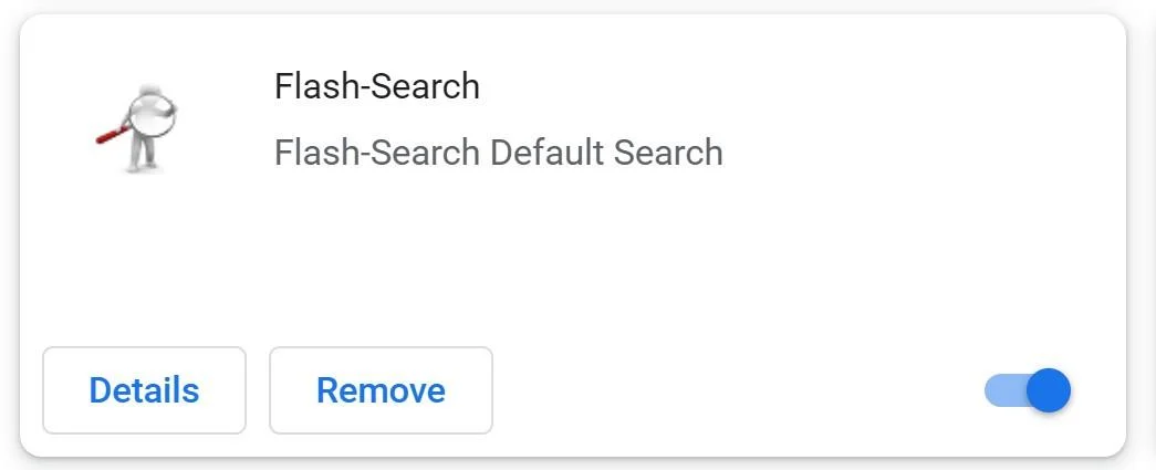 Image: Flash-Search Search browser hijacker