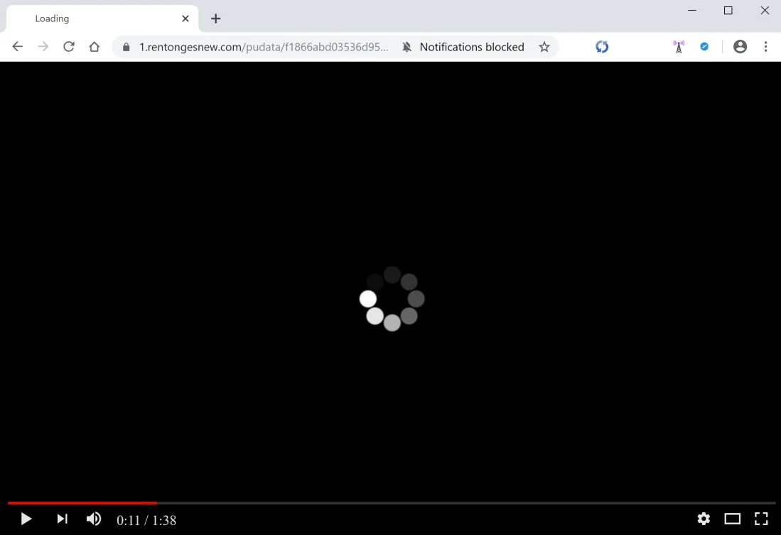 How to remove Rentongesnew.com pop-up ads (Virus Removal Guide) 1 Image: Chrome browser is redirected to Rentongesnew.com