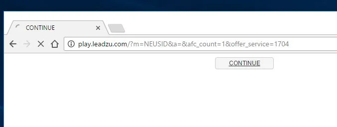 Click To Continue Adware Virus