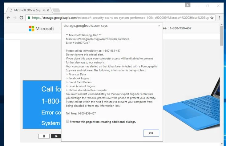 Error # 0x80072ee7 virus