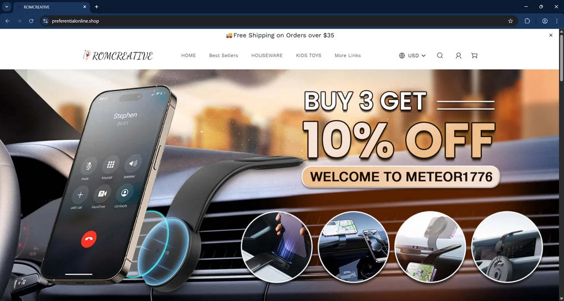 Preferentialonline.shop Scam Store: What You Need To Know 1 Preferentialonline.shop scam