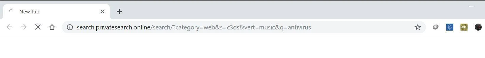 Remove Web Safety browser hijacker (Virus Removal Guide) 1 Image: Web Safety redirecting search query through search.privatesearch.online