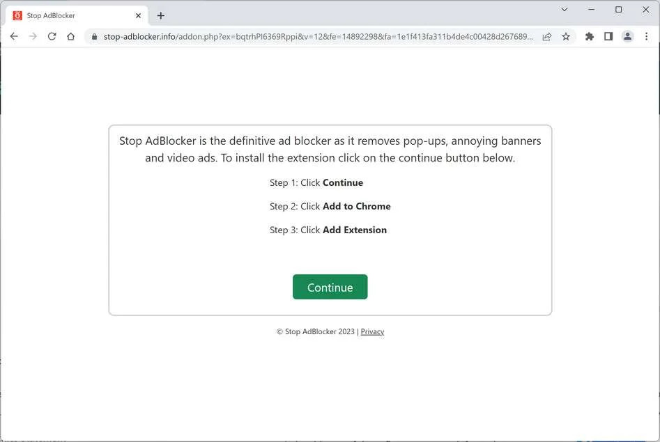 Image: Stop-adblocker.info Ads