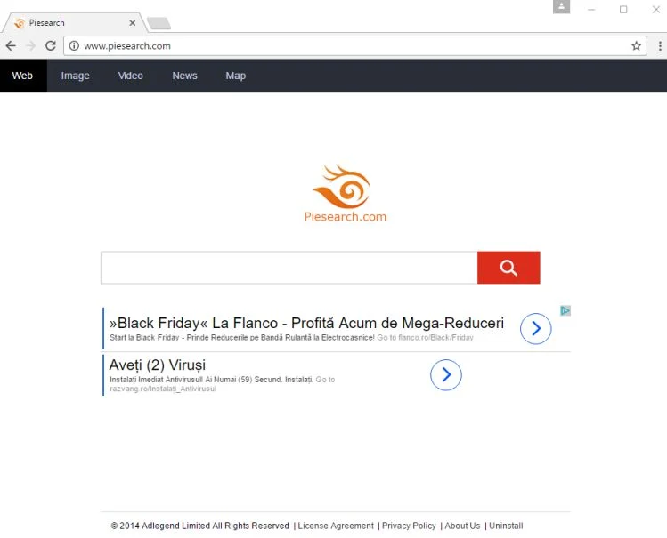 How To Remove Piesearch.com Redirect (Virus Removal Guide) 1 www.piesearch.com virus