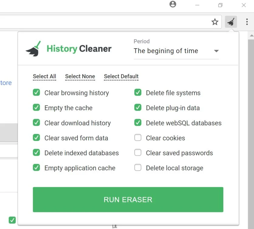 History Cleaner Virus