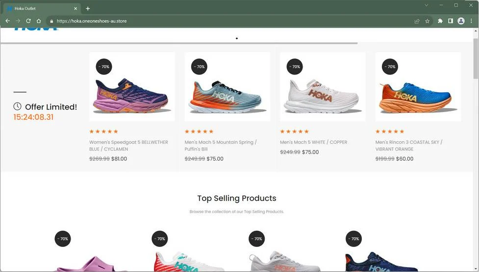 hoka.oneoneshoes-au.store scam