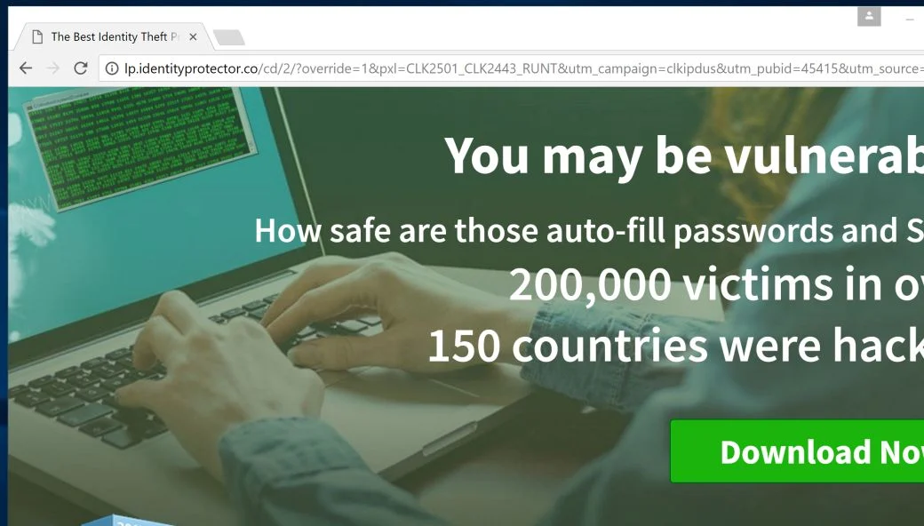 Lp.identityprotector.co redirect virus