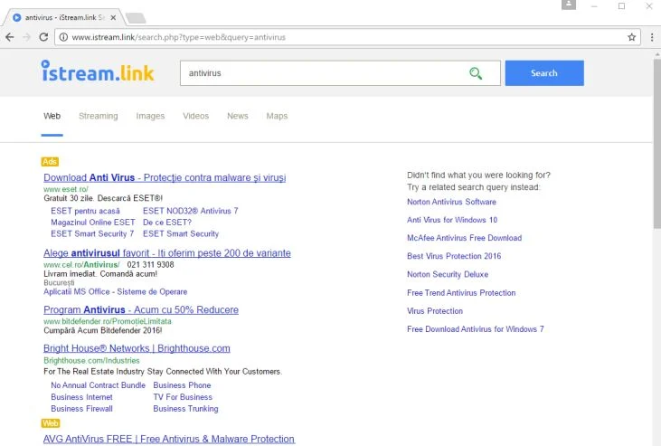 Istream.link virus