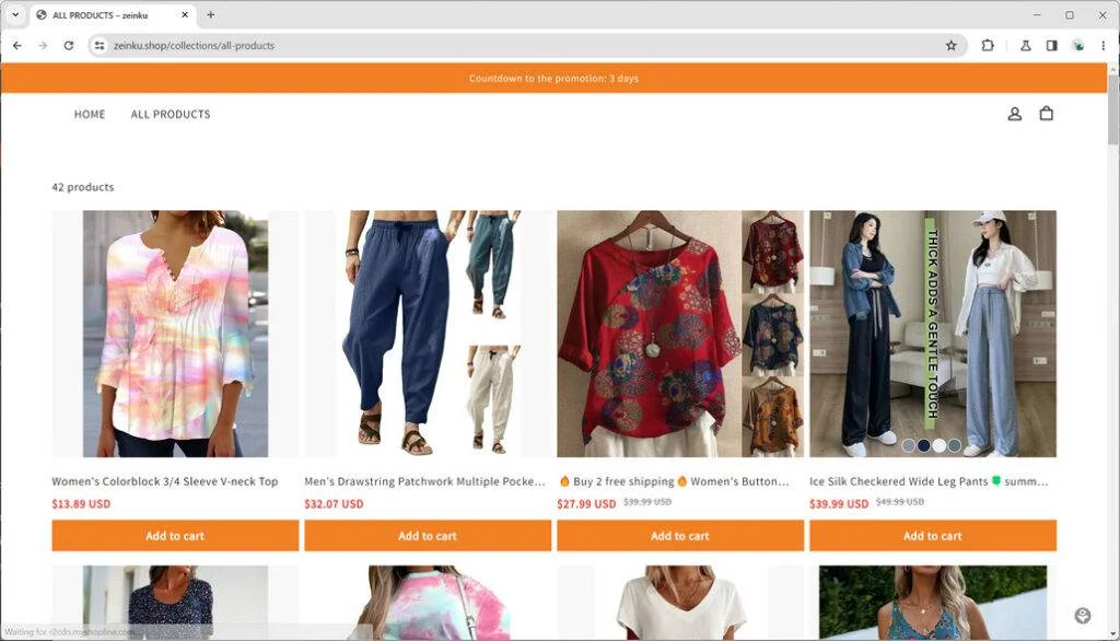 Zeinku.Shop Scam Alert: Don't Get Duped By This Store 1 Zeinku.shop scam
