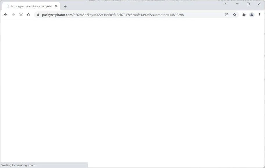 How to Remove Pacifyrespirator.com Redirect (Virus Removal Guide) 1 Image: Pacifyrespirator.com Chrome browser redirect