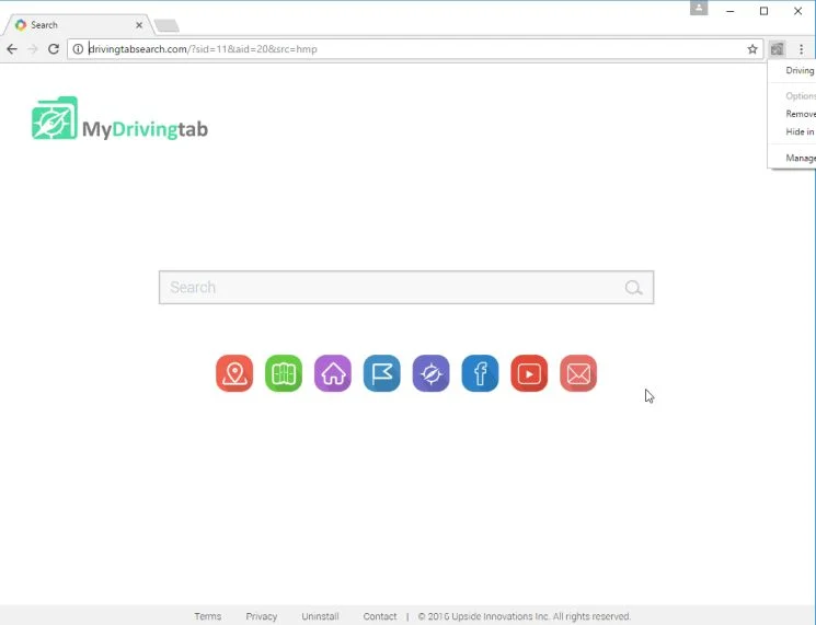 drivingtabsearch.com virus