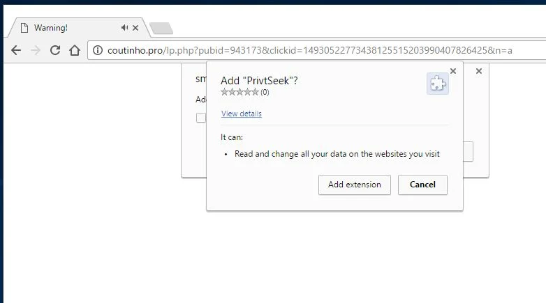 PrivtSeek by coutinho.pro virus