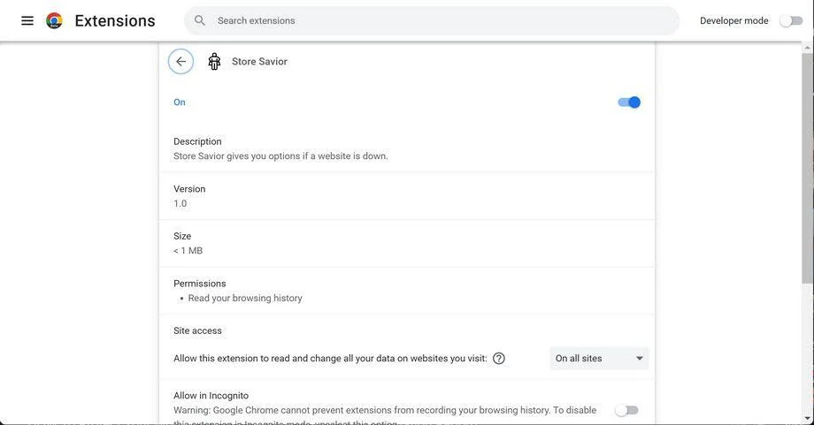 How to Remove Store Savior Adware (Virus Removal Guide) 1 Image: Store Savior Chrome extension