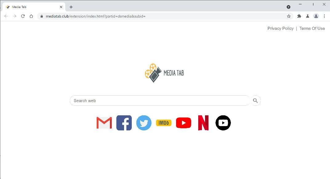 Remove Media Tab browser hijacker (Virus Removal Guide) 1 Image: Media Tab browser hijacker