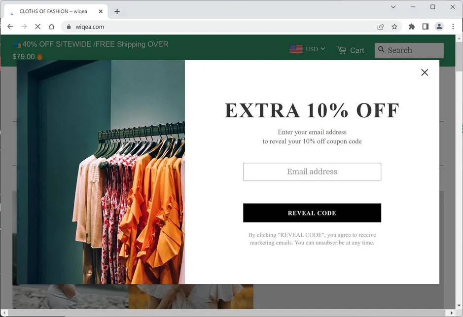 Wiqea.com ad