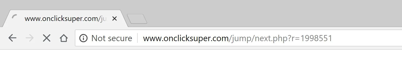 Onclicksuper.com redirect virus