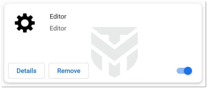 Image: Editor Chrome extension