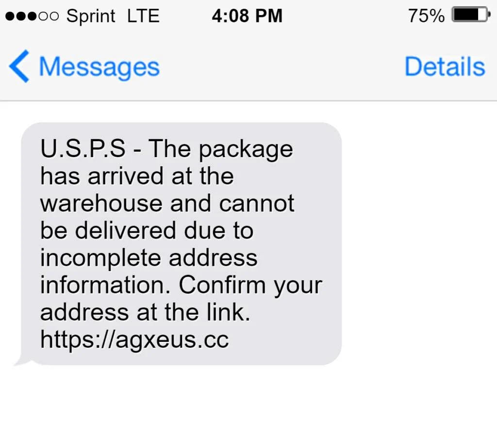 USPS SCAM