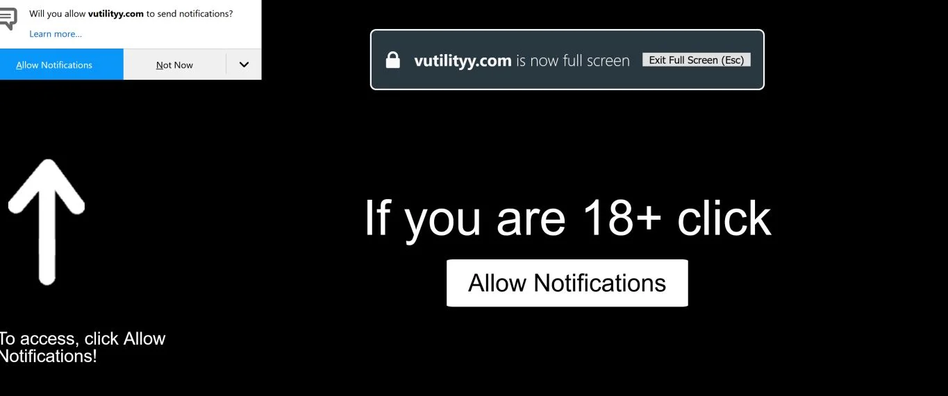 vutilityy.com pop-ups vutilityy.com pop-up scam