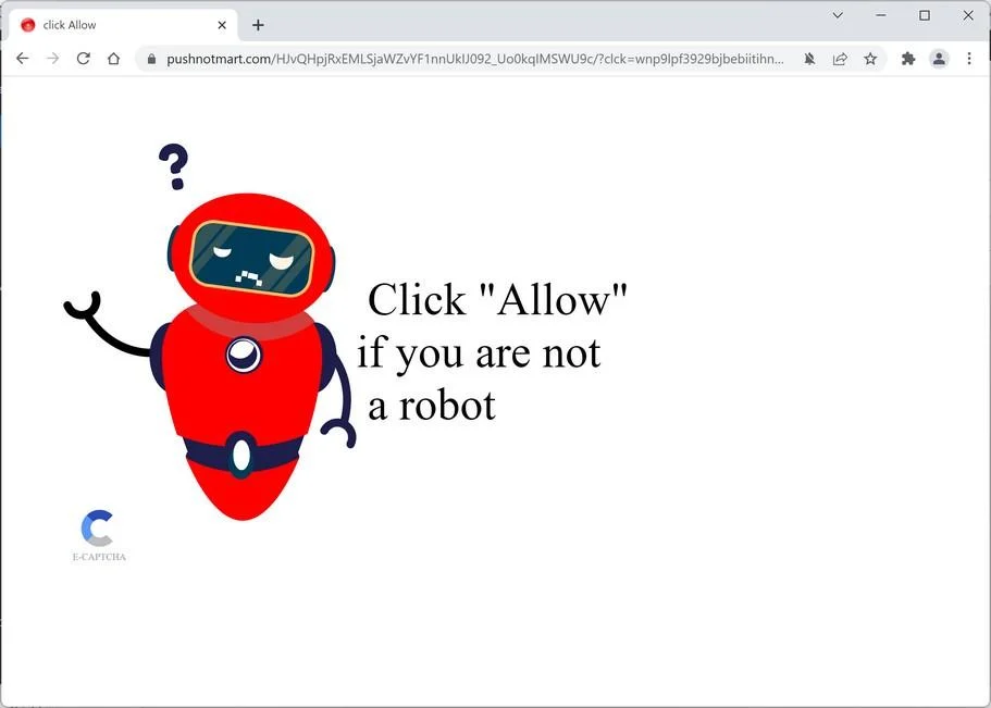 How to Remove Pushnotmart.com Pop-up Ads (Virus Removal Guide) 1 Image: Chrome browser is redirected to Pushnotmart.com