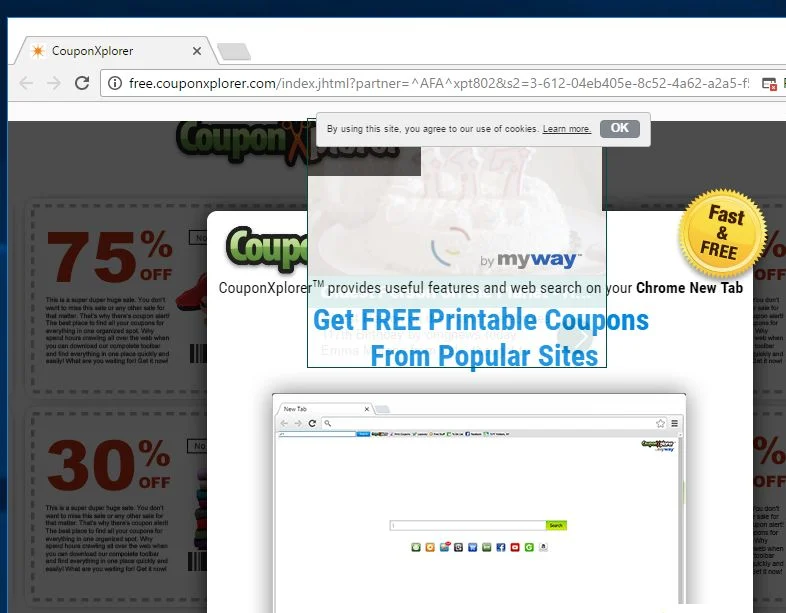 Free.couponxplorer.com virus